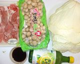 豚肉と茸(しめじ)の温野菜サラダ♪作り方1写真