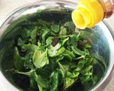 超簡単。ベビーリーフと豆もやしのナムル作り方1写真