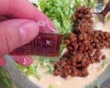 おつまみ☆もやしとキャベツ納豆お好み焼き作り方3写真