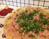 おつまみ☆もやしとキャベツ納豆お好み焼き作り方8写真