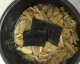 旬のたけのこを使った、たけのこご飯作り方7写真