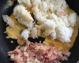 簡単レタスチャーハン作り方3写真