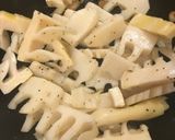 【春の味覚】たけのこのペペロンチーノ作り方3写真