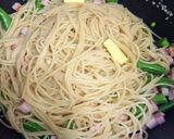 スナップエンドウとベーコンのパスタ♪作り方7写真