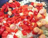 鶏もも肉とスナップエンドウのパエリア作り方11写真