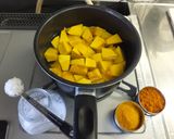 南インドのかぼちゃカレー(エリシェリ)作り方3写真