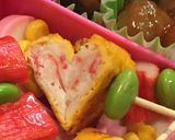 簡単☆二色のハートの卵焼き♡作り方10写真