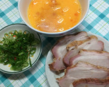 焼き豚と卵の炒め物作り方1写真