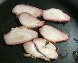 焼き豚と卵の炒め物作り方3写真