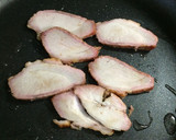 焼き豚と卵の炒め物作り方3写真