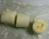 簡単！食パンで☆１歳の誕生日ロールケーキ作り方6写真