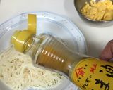 新玉葱とスナップえんどうで素麺チャンプル作り方2写真
