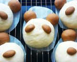 肉まん(パンダ)作り方23写真