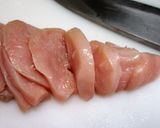 ノンオイルヘルシー♡鶏胸肉のチリソース作り方1写真