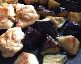 ♡鶏もも肉&茄子の香味アジアンソース♡作り方7写真