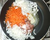 豚肉と玉ねぎのトマトピラフ♪フライパンで作り方2写真