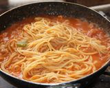 麺つゆDeトマトスパ作り方6写真