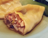韓国の家庭料理！豆腐キムチのスープ餃子作り方14写真