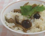 手軽に！きのことアサリの混ぜご飯作り方4写真