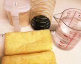 昔ながらの甘辛味☆我が家のいなりずしの皮作り方1写真
