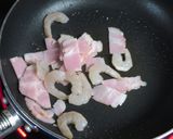青梗菜とベーコンの中華丼　part④作り方6写真