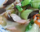 青梗菜とベーコンの中華丼　part④作り方14写真