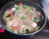 青梗菜とベーコンの中華丼　part④作り方12写真