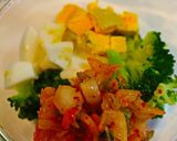 キムチブルスケッタ。作り方1写真