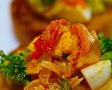 キムチブルスケッタ。作り方3写真