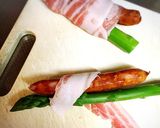 お弁当にも！ソーセージとアスパラの肉巻き作り方3写真
