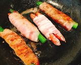 お弁当にも！ソーセージとアスパラの肉巻き作り方6写真