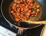 チリコンカン風ごてもりドッグ作り方4写真