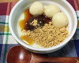 はちみつ豆乳プリン♪豆腐白玉のっけ♪作り方13写真