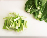 青梗菜と油揚げのまきまきオイスターソース作り方3写真