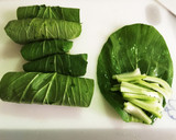 青梗菜と油揚げのまきまきオイスターソース作り方4写真