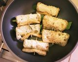青梗菜と油揚げのまきまきオイスターソース作り方7写真