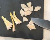 シンプル☆からすみと筍のオイルパスタ作り方1写真