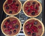 チョコとベリーのタルト作り方17写真