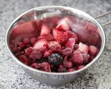 ミックスベリーベーグル作り方1写真