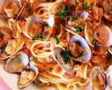 簡単激旨!あさりのあっさりトマトパスタ✨作り方13写真