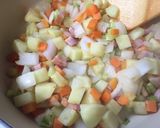 毎日栄養オイル活用☆ミネストローネ♪作り方2写真
