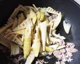 タケノコと豚ひき肉の味噌炒め作り方3写真