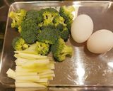 ブロッコリーと卵のサラダ♪作り方1写真