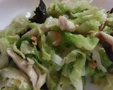 あっさり☆春キャベツと蒸し鶏の塩炒め作り方5写真