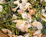 ワラビと豚肉の炒めもの作り方3写真