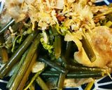 ワラビと豚肉の炒めもの作り方4写真