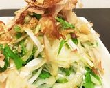 新玉ねぎと水菜のサラダ作り方2写真