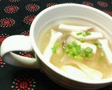 生姜と崩し豆腐の♡簡単♡中華スープ作り方4写真