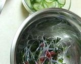 キュウリとワカメの酢のもの作り方2写真