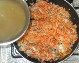 豚肉と玉ねぎのトマトピラフ♪フライパンで作り方5写真